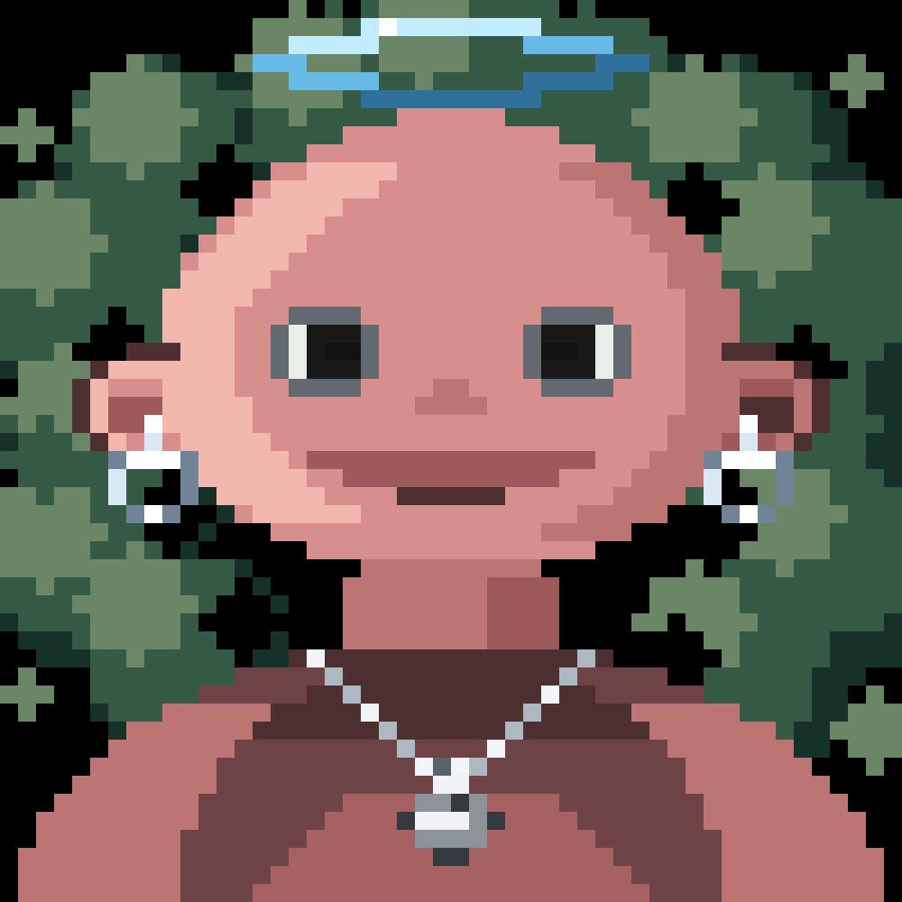 Pixel-art portrait of Timmy